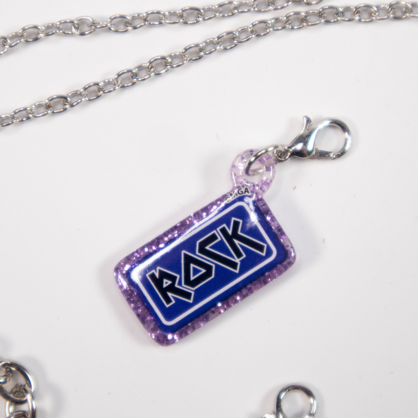 Necklace Bracelet chain Silver 3 decorative clips With The Band Rock Star LOL