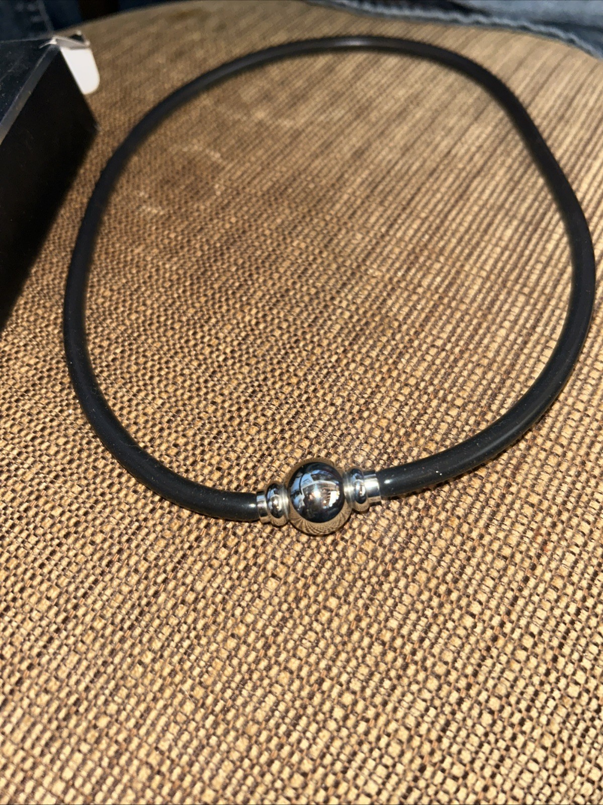 Women’s Jewelry Black Necklace Hematite Beads None Magnetic