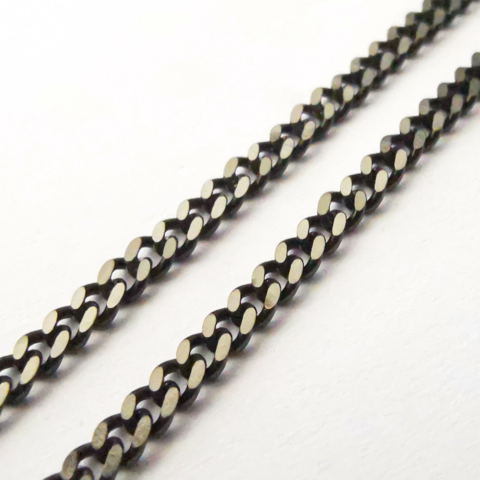 Delicate black stainless steel 2.2mm link Strong welded chainIn bulk 3m 5m 10m