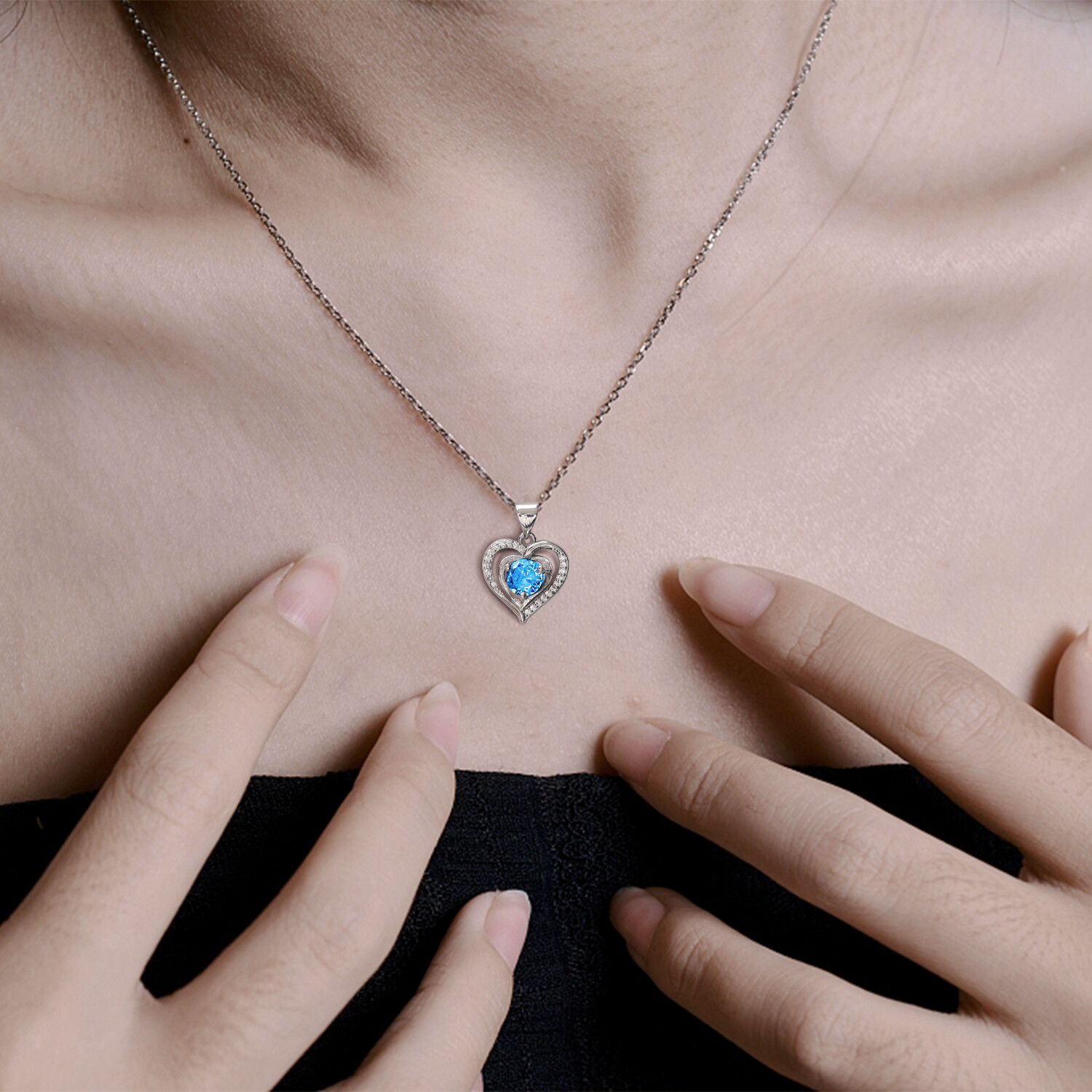 Valentine’s Day Gifts Her Girlfriend Preserved Real Rose and Red Rose Necklace