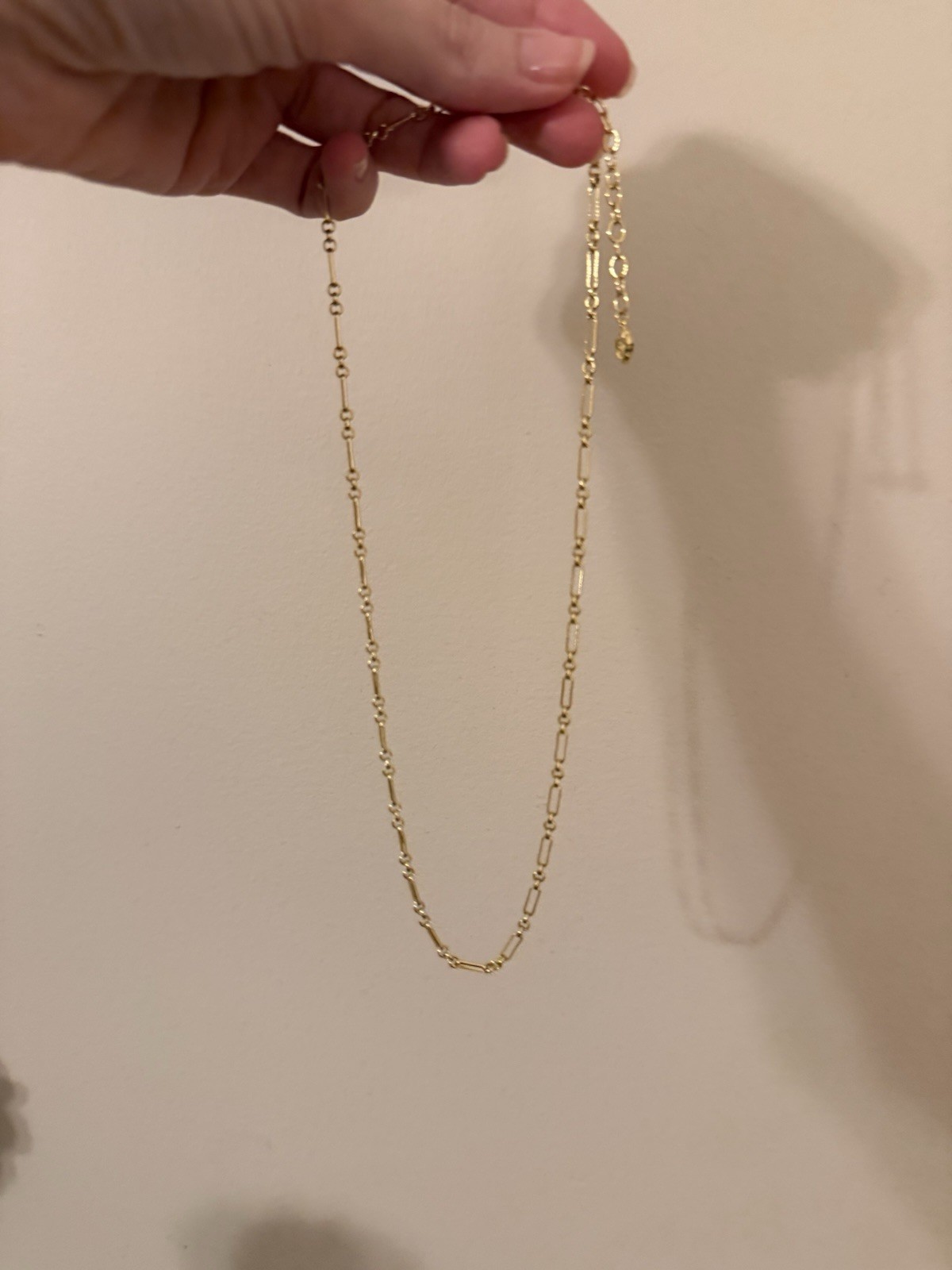 Kendra Scott Link Gold Necklace With Dust Bag
