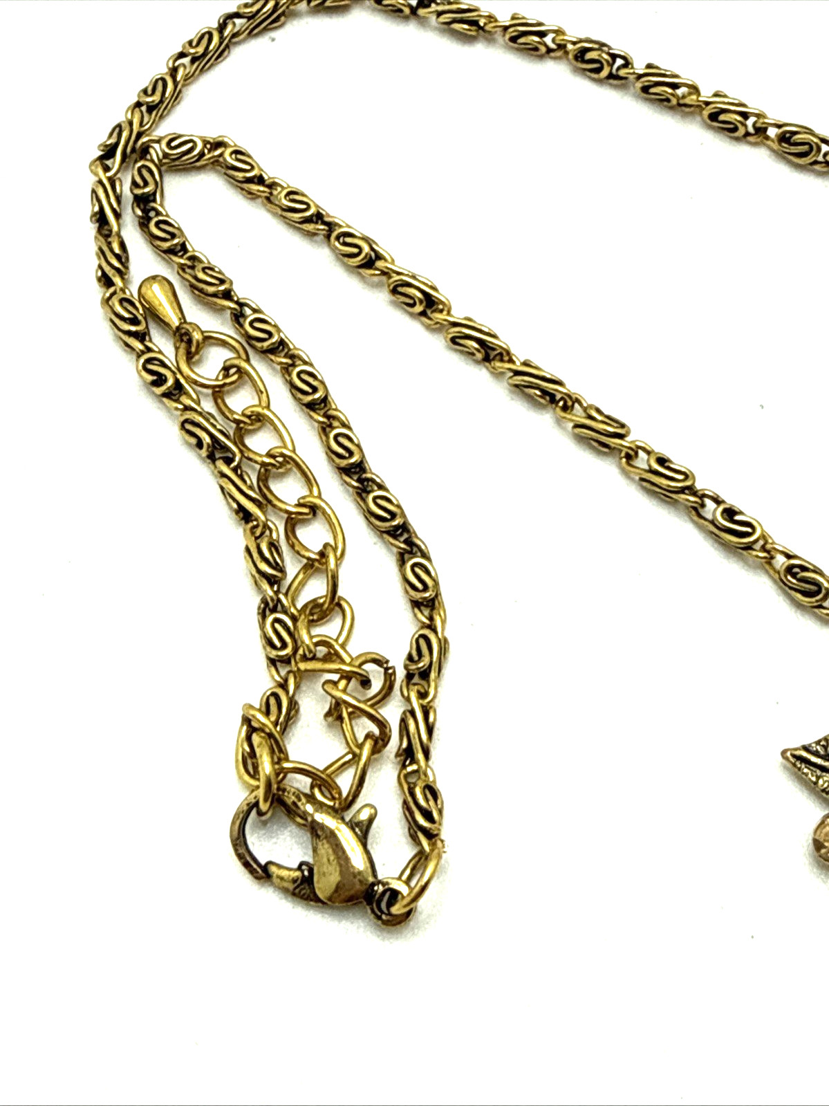 Clear Crystal Cluster Floral Bib Necklace Gold Tone Rivoli Rhinestone Statement