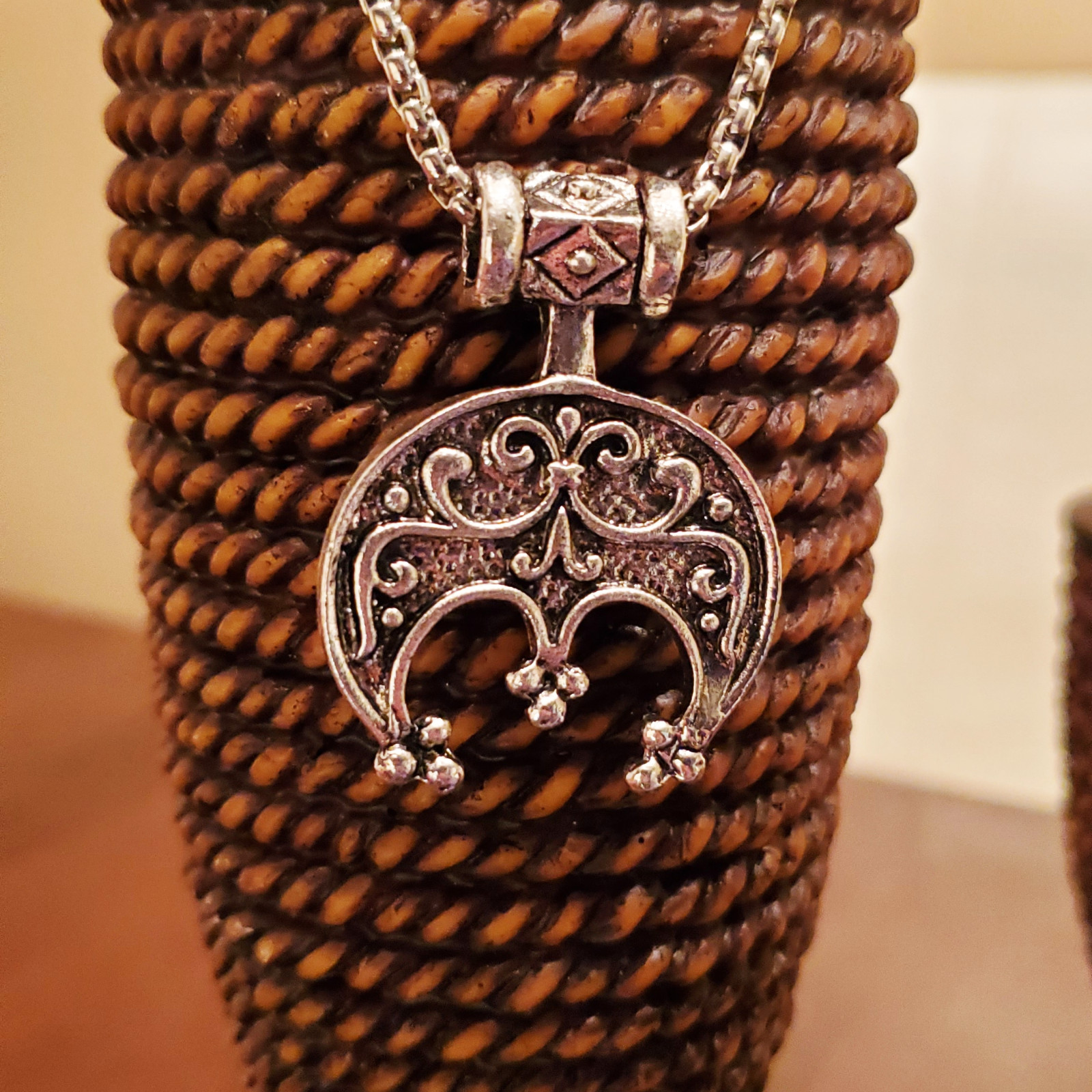 Crescent Viking Jewelry Necklace For Women Men /Pendant Ancient Amulet /Gift