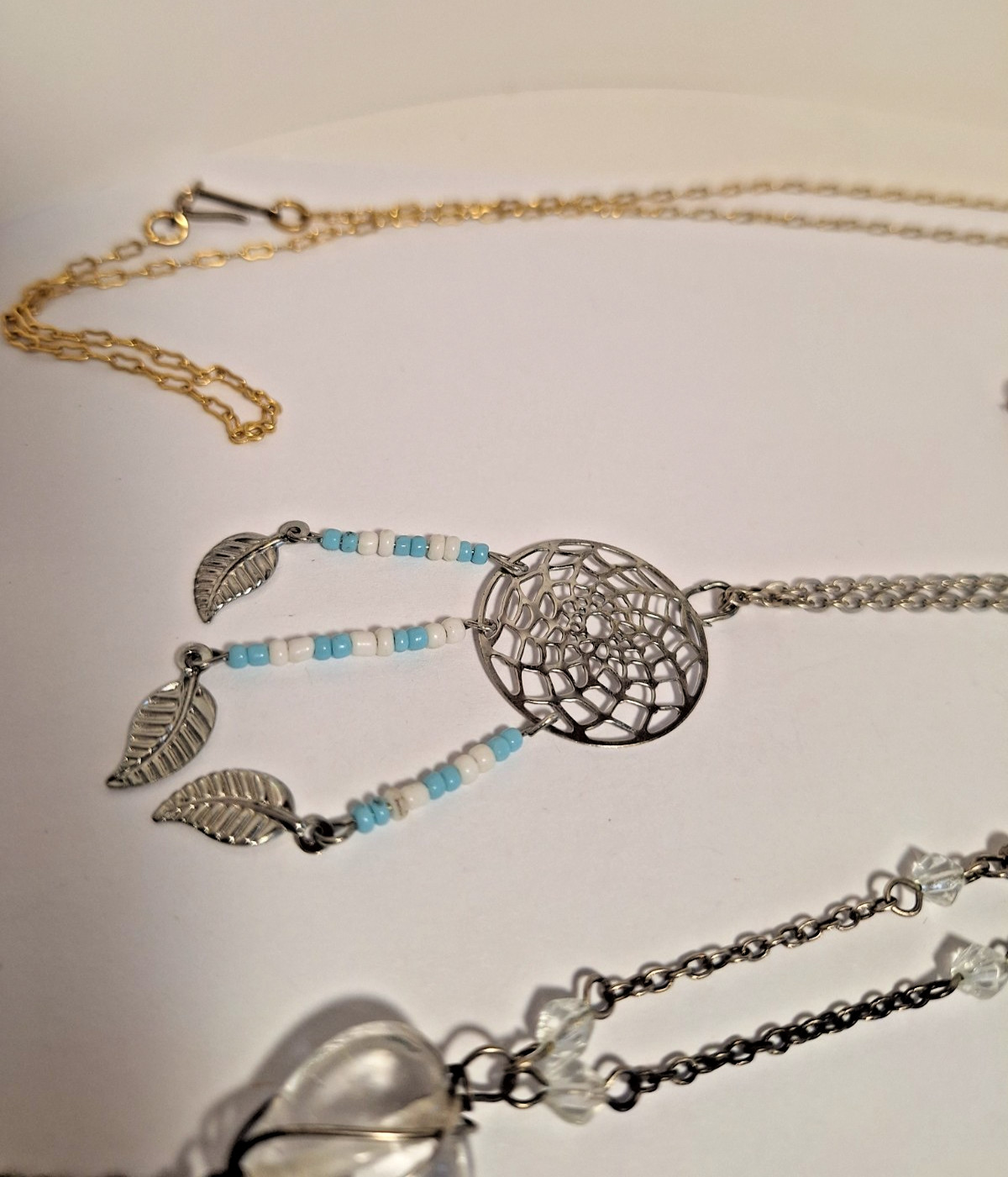 Lot of 5 Unbranded Wearable Fashion Jewelry Necklaces