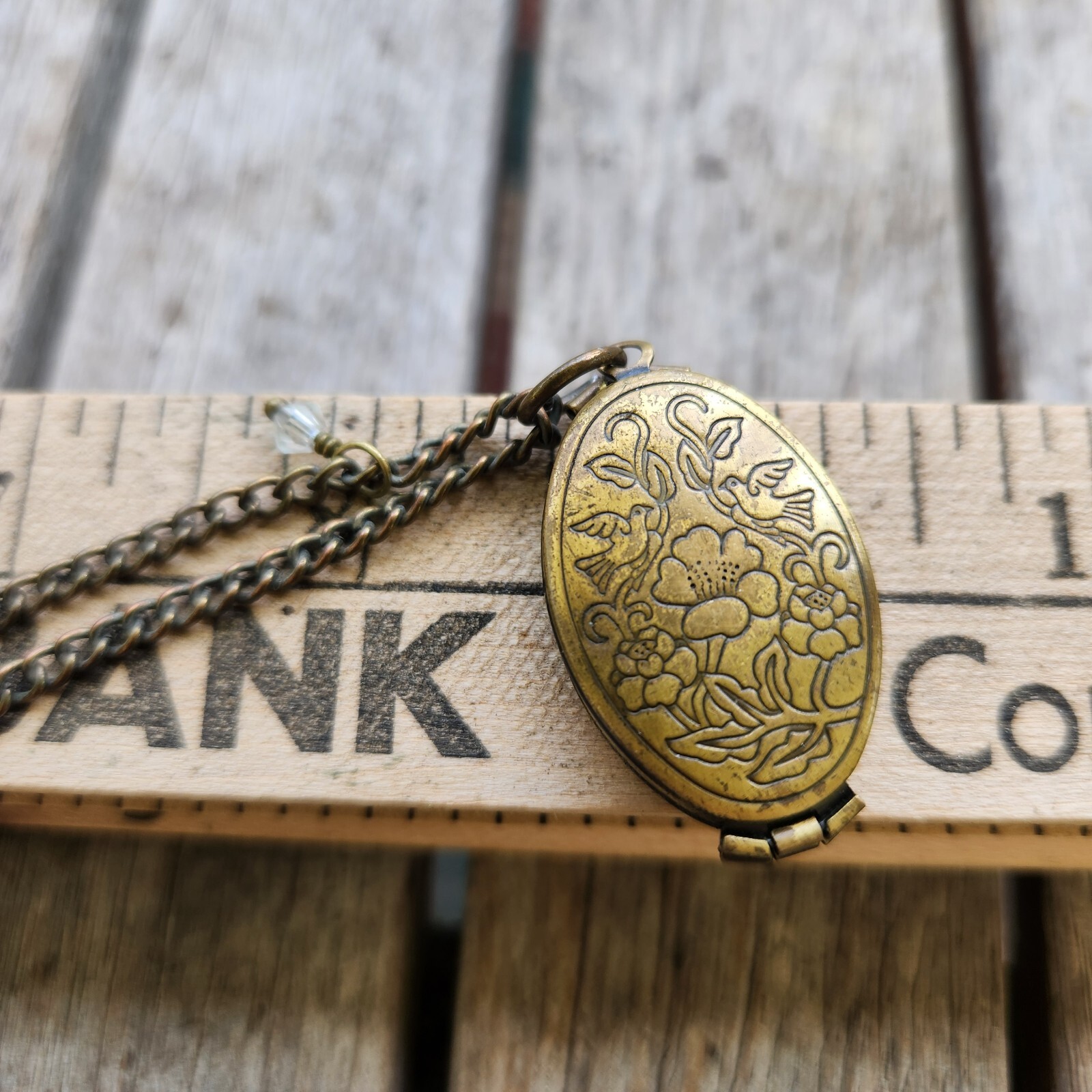Family 4x Photo Locket Necklace – Long Chain