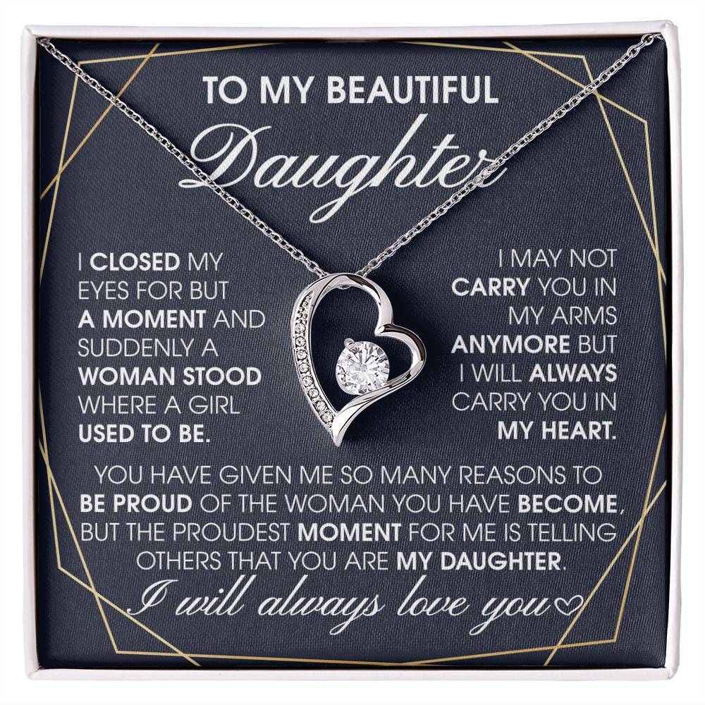 My Daughter, Daughter Necklace Jewelry, Gift For Daughter From Dad