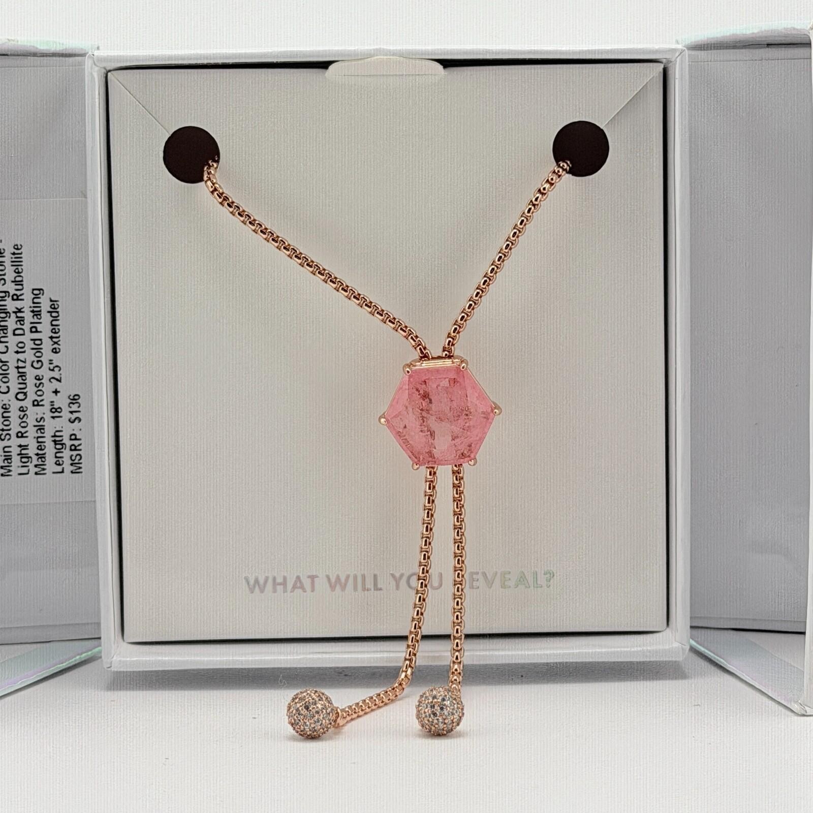 Bomb Party MHA Mental Health “Rise and Shine” Rose Quartz to Rubellite Rose Gold