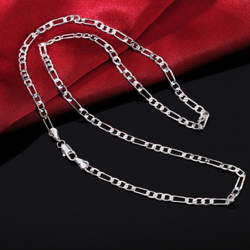 Factory direct wholesale hot-selling, silver-plated personalized 4MM three-to-on