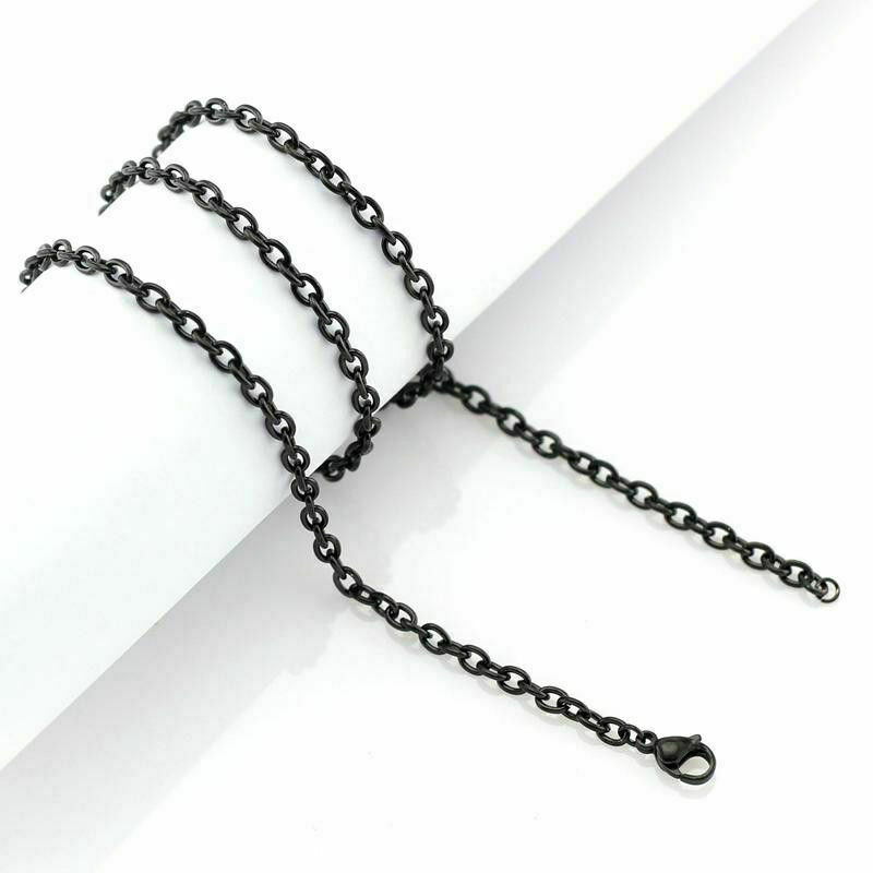 FLAG HORSES FOREST 1″ charm handmade pendant 18″ Black chain necklace men women