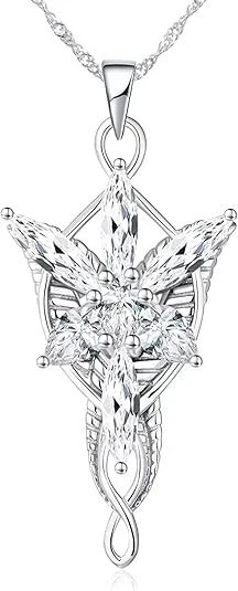 Arwen Evenstar Necklace – Lord of the Rings Pendant Jewelry for Women